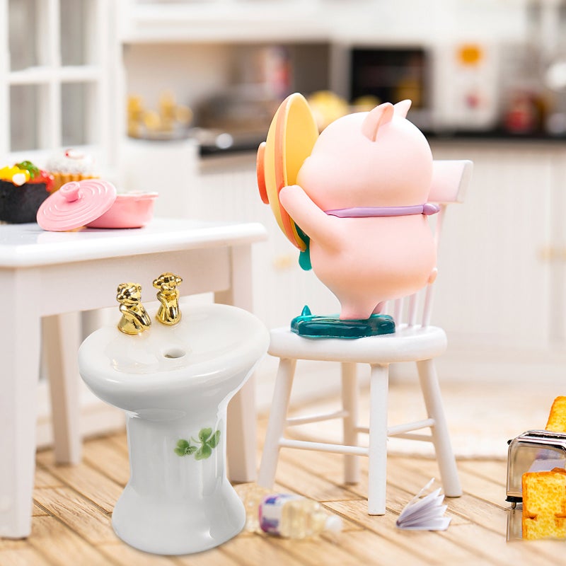 🚽 مجموعة مجسمات حمام صغيرة للعب الإبداعي - Image 3