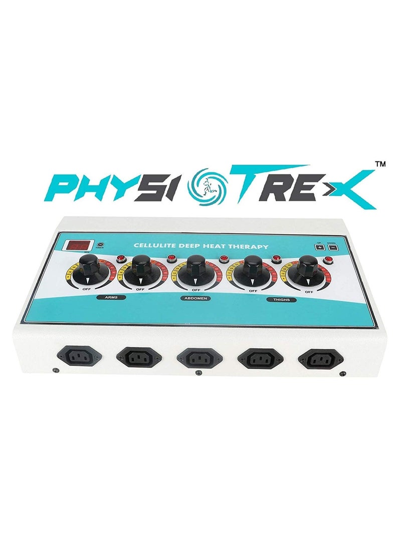 PHYSIOTREX جهاز PHYSIOTREX® للعلاج بالحرارة العميقة للسيلوليت (بمخرج خماسي القنوات) – معدات العلاج الطبيعي - Image 3