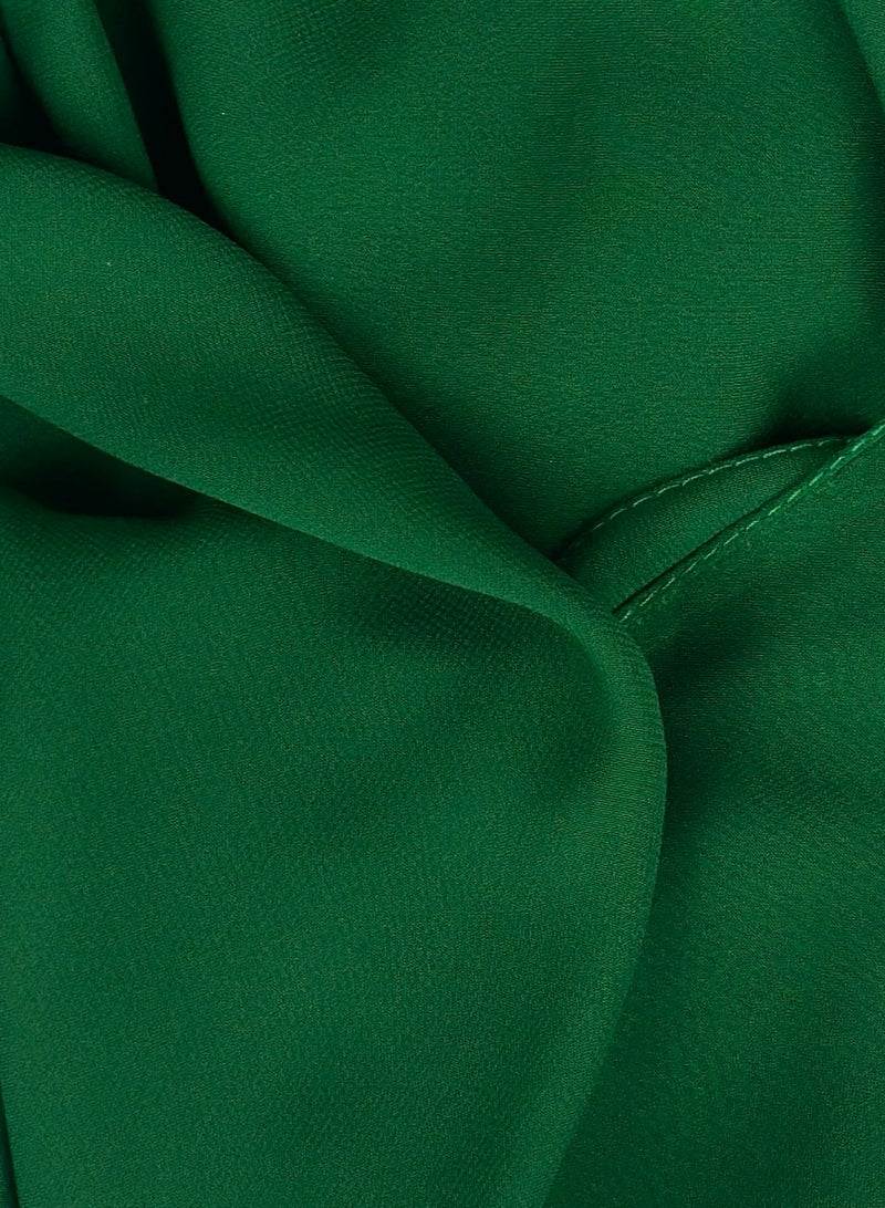 Perfectory PERFECTORY Women Lightweight Solid Chiffon Hijab Shawl Soft Premium Abaya Shawl Wrap Scarves, Long Bridal Hijab Scarf- Light Green  - Image 2