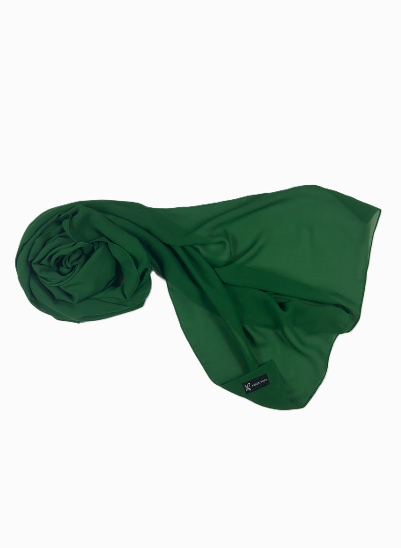 Perfectory PERFECTORY Women Lightweight Solid Chiffon Hijab Shawl Soft Premium Abaya Shawl Wrap Scarves, Long Bridal Hijab Scarf- Light Green  - Image 3