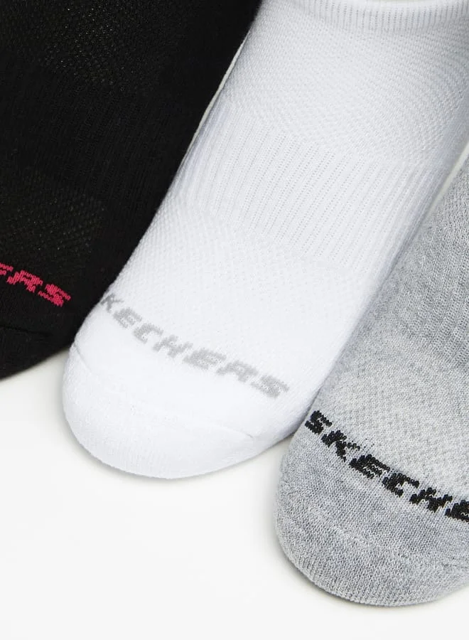 SKECHERS Women's Terry Invisible Sports Socks - S111102C-115