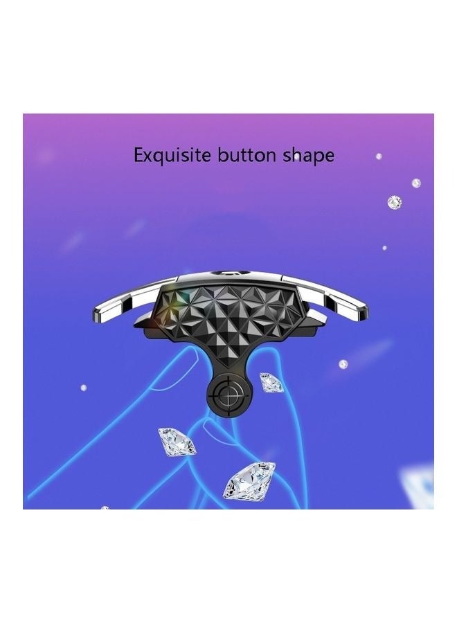 Mobile High Frequency Game Controller Triggers with cooling fan, PUBG Mobile Phone Game Controller with cooler, Sensitive Shoot Target&Metal Buttons for PUBG/Fortnite/Call of Duty - Image 3