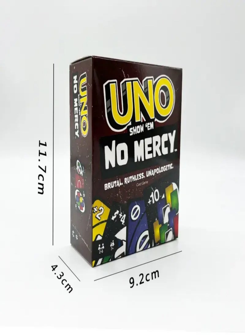 UNO Minda لعبة بطاقات UNO no Mercy، لعبة بطاقات مطابقة، لعبة بوكر متعددة اللاعبين، متعة، ترفيه، أصدقاء، عائلة - Image 1