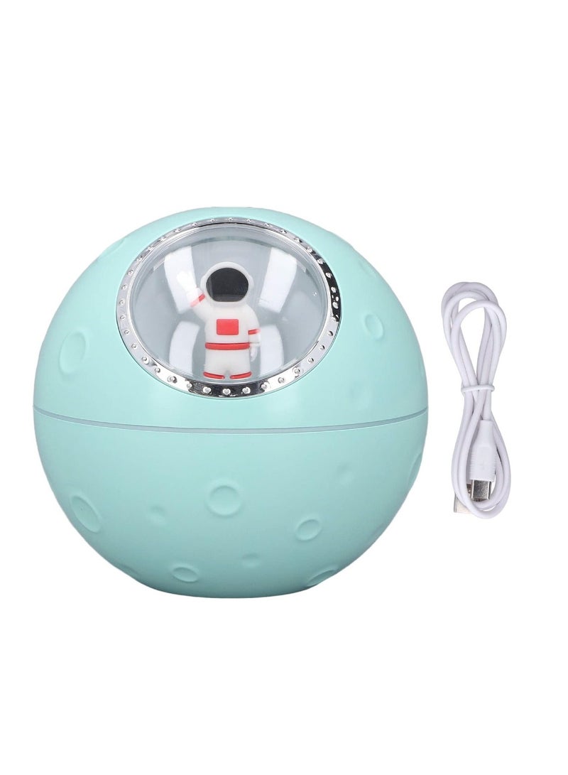 DIGI CORE 300ML Portable Mini Humidifier USB Astronaut Cool Mist Humidifier With Warm Desktop Humidifier Aroma Diffuser For Home Bedroom Office Light Blue  - Image 5