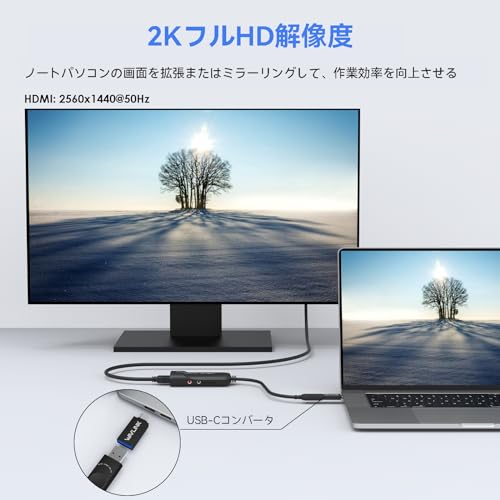 WAVLINK USB 3.0 to HDMI Universal Video Adapter, Displaylink Chips Supports up to 6 Monitor displays, Compatible with Windows, MacOS, Ubuntu 20.04,22.04,LTS, ChromeOS-Upgrade Version - Image 5