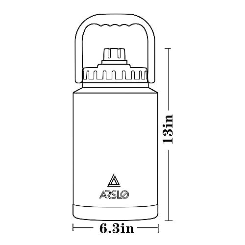 Arslo large Insulated Water Jug With Handle, One Gallon Insulated Water Bottle, 1 Gallon Stainless Steel Water Jug - Image 4