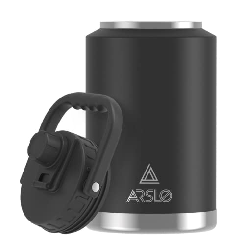 Arslo large Insulated Water Jug With Handle, One Gallon Insulated Water Bottle, 1 Gallon Stainless Steel Water Jug - Image 1