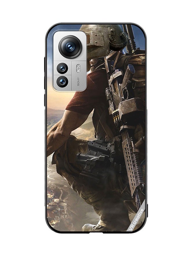 VR CREATIVE Protective Case Cover For Xiaomi 12X Pubg Design Multicolour - Image 1
