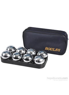Busso BC-60 Bocce Set 8 Pieces with Metallic Ball & Special Bag 