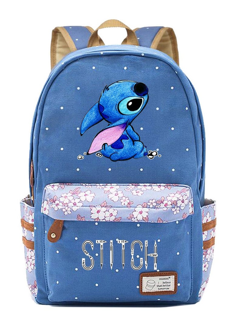 STITCH Cartoon Printed Backpack 