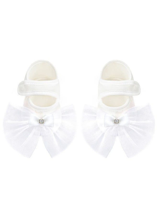Lilax Baby Girl Lace Tulle Sleeveless White Wedding Dress 3 Piece Outfit 6-9 Months White - Image 4