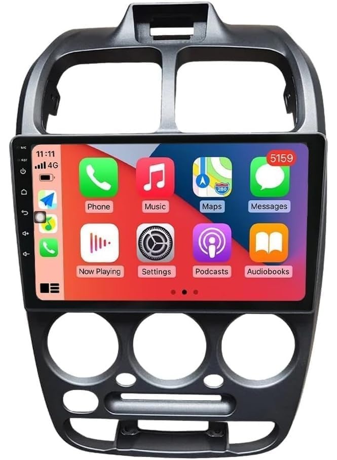 SHEZA STAR Android Car Stereo for Hyundai Accent II 2 Verna 1999-2012 6GB RAM 128GB ROM Support SIM Card, Carplay, M-Link Wi-Fi BT, Radio GPS, 9 Inch IPS Touch Screen with AHD Camera Included - Image 1