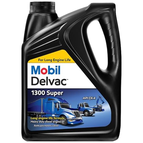 Mobil 1204296PK Delvac 1300 Super 15W40 Motor Oil 1 Quart Pack of 6 - Image 1