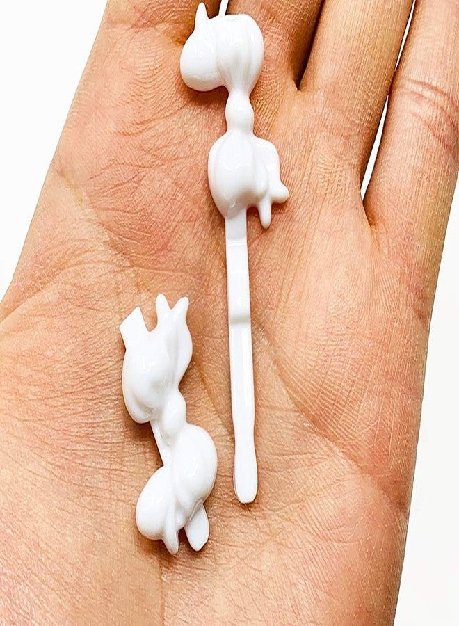 Tara Girls Self Hinge Multi Design Plastic Bow Hair Barrettes Selection Pack Of 2 (BR36) - Image 4