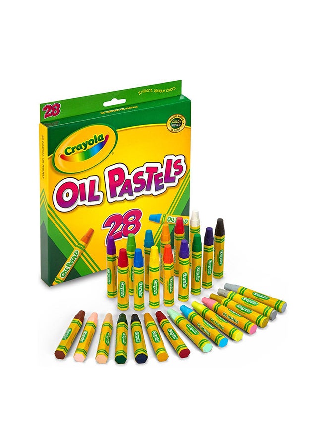 Crayola Oil Pastels,28 Count Sticks - Image 1