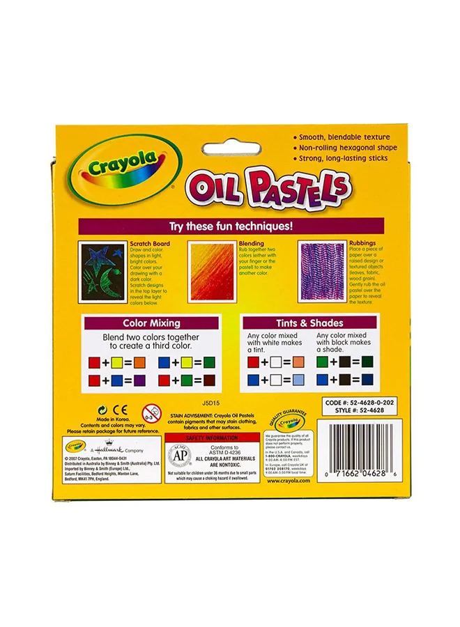 كرايولا Oil Pastels,28 Count Sticks