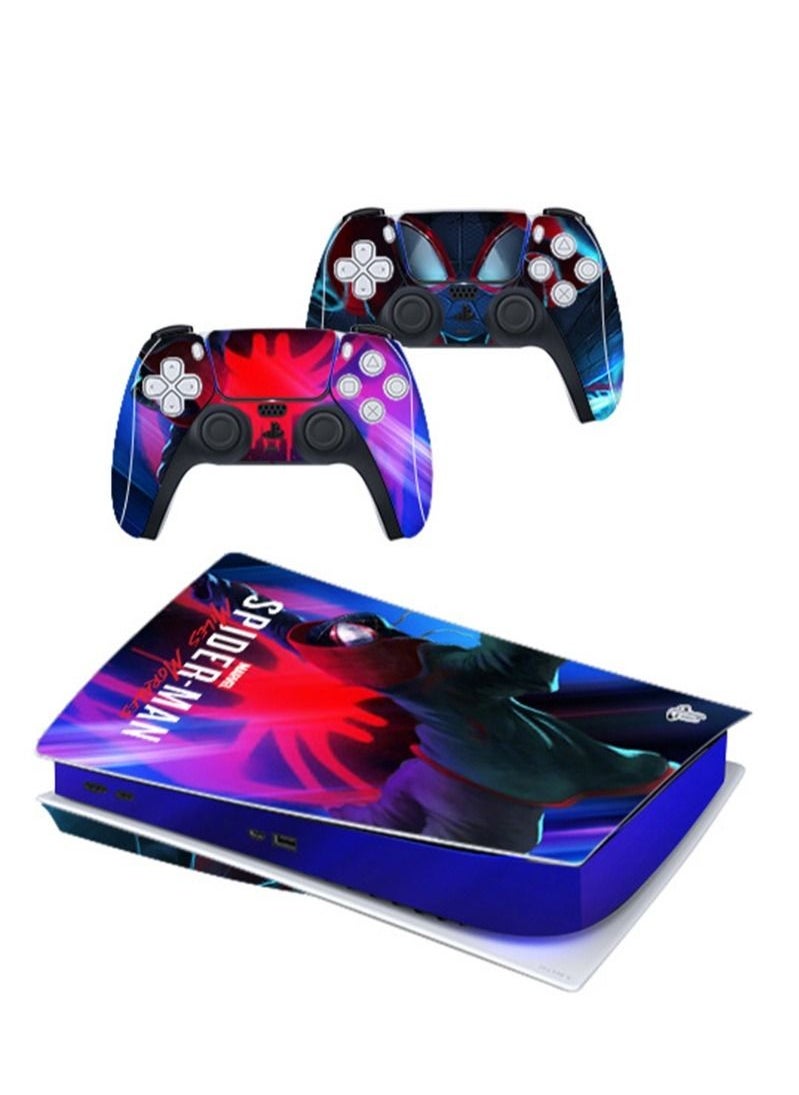 GHavii حزمة غلاف وحدة التحكم ووحدة التحكم لجهاز PS5 - ملصق حماية من الفينيل لجهاز Playstation 5 (إصدار قرص)  - Image 1
