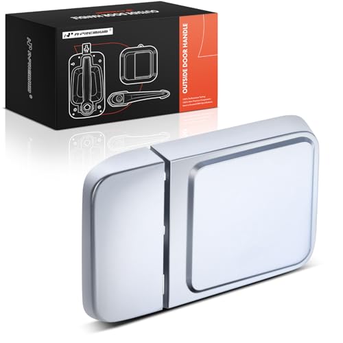 A-Premium APremium Front Driver or Passenger Side Exterior Door Handle Compatible with International Harvester 2554 2574 2654 2674 3000 3200 3300 4700 4800 4900 3000RE 4700LP 4700LPX Zinc Chrome - Image 1