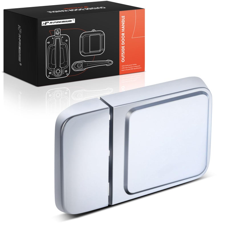 A-Premium APremium Front Driver or Passenger Side Exterior Door Handle Compatible with International Harvester 2554 2574 2654 2674 3000 3200 3300 4700 4800 4900 3000RE 4700LP 4700LPX Zinc Chrome - Image 2