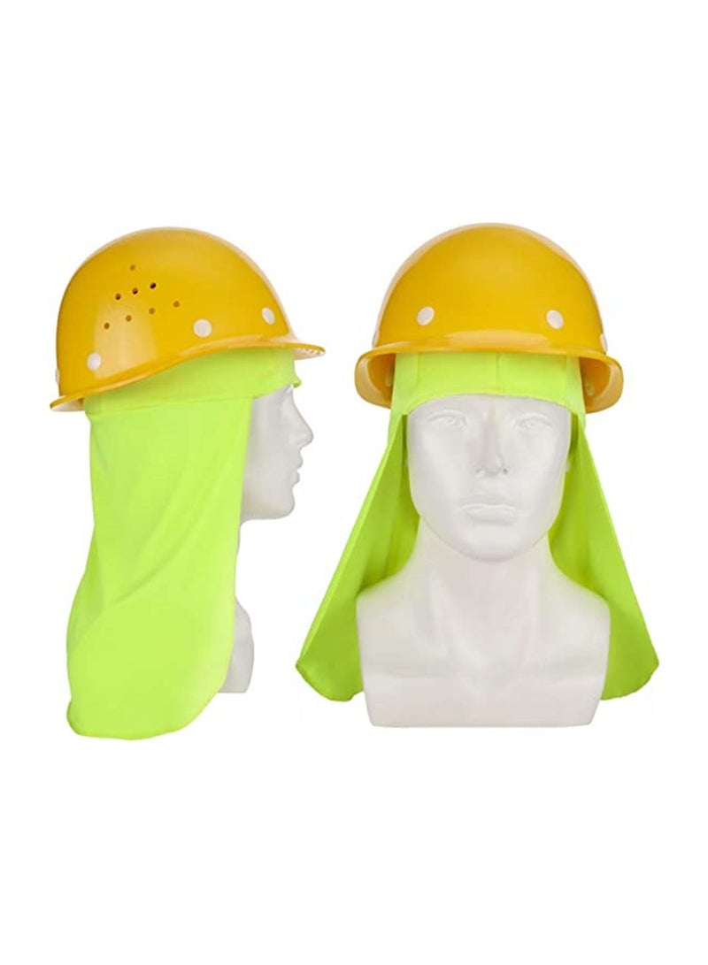 واي آند دي Shade Sun Cap, 4 Pieces Hard Hat Neck Protector Cap Elastic Cooling Skull - Image 3