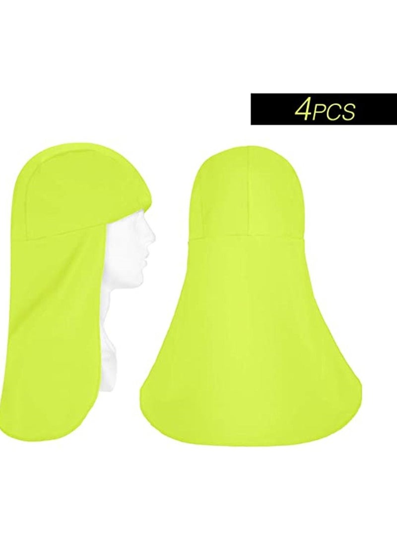 واي آند دي Shade Sun Cap, 4 Pieces Hard Hat Neck Protector Cap Elastic Cooling Skull - Image 5
