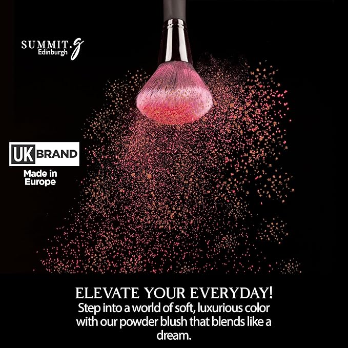 Summit.G SUMMITg Extravaganza MultiTone Highly Pigmented Paraben Free Skin Friendly Powder Blush AllDay Wear Powder Blusher Radiant Glow Buildable Makeup Formula Blendable Shimmery Finish Pink Gold 9g - Image 4