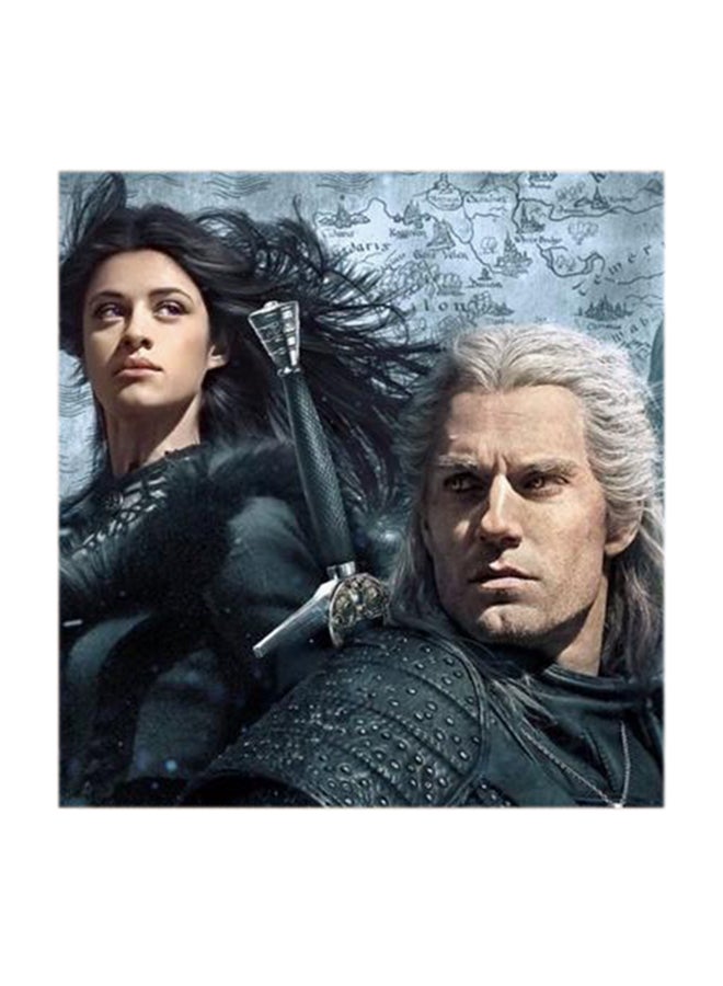 RYN The Witcher MDF Wall Art Multicolour 30x30centimeter - Image 2