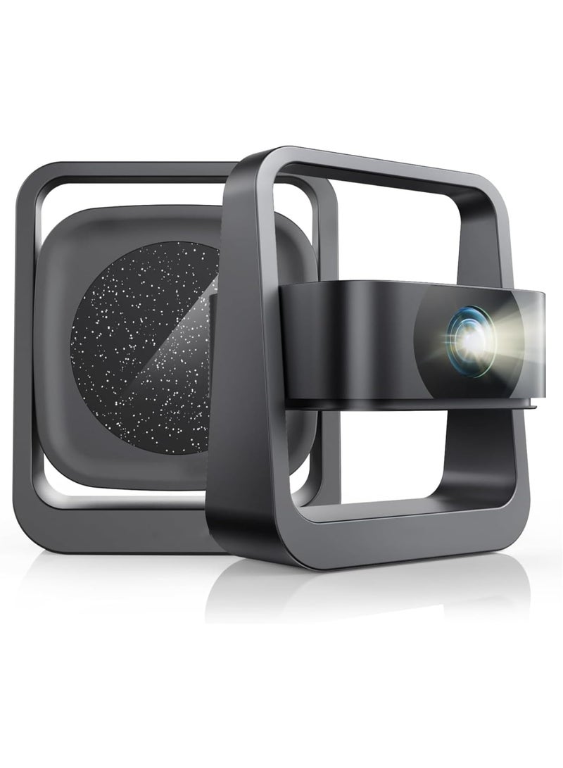 Projector [Electric focus/Android 13.0] 4K Supported 15000lumens Movie Projector, Portable Video Projector with WiFi 6 and 270° Angle Adjustment Home Theater - Image 1