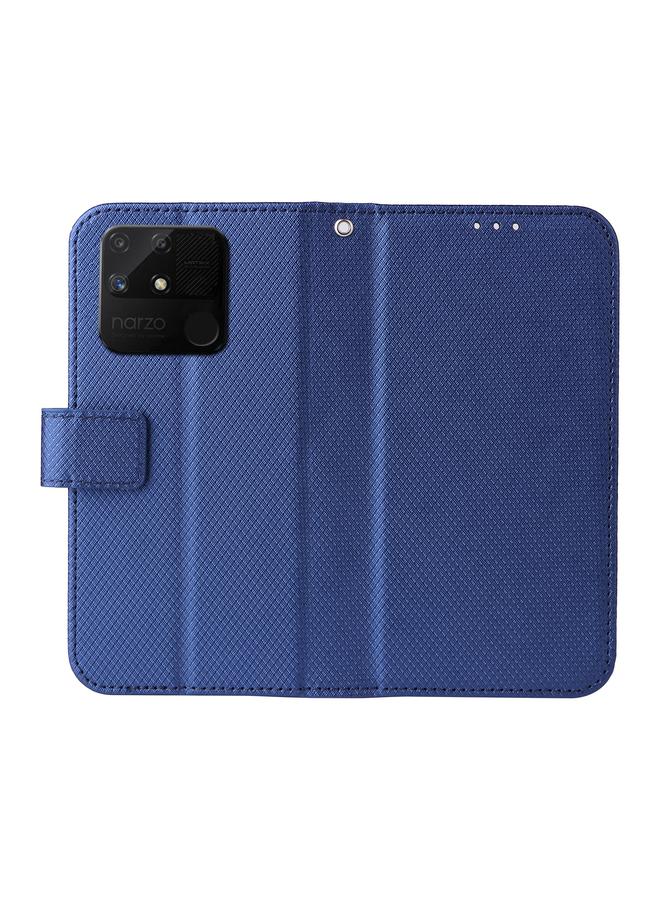 S-TOP Case For OPPO Realme Narzo 50A Diamond Texture Leather Phone Case - Image 4