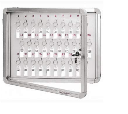 ALKOSIGN Standard Acrylic Cover Key CABINETS 30 Keys AKB 30 410mm X 500mm Pack of 3