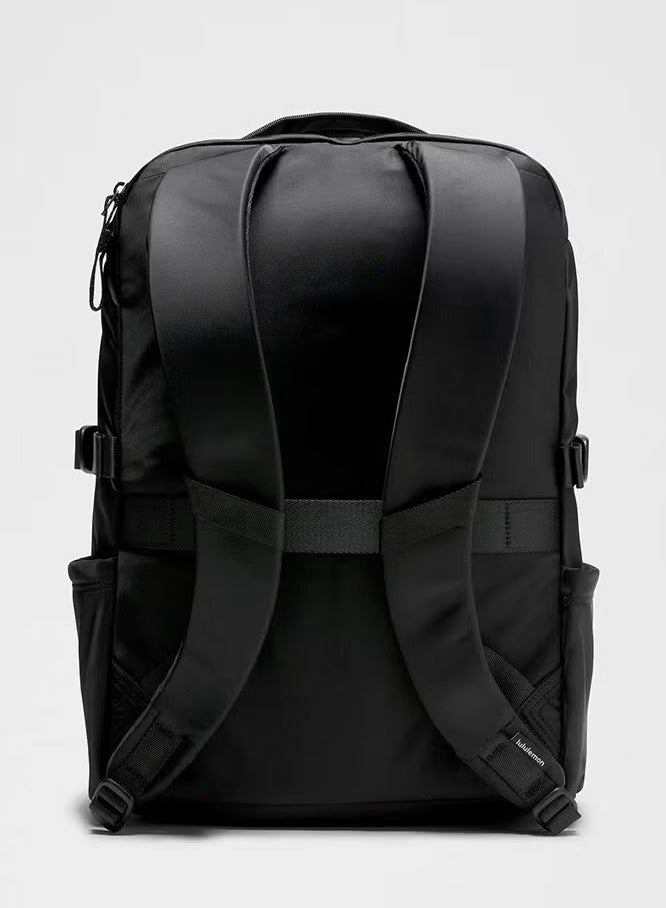 لولوليمون حقيبة لولليمن المزدوجة للكتف، رياضية، للمدرسة، للاستخدام اليومي، للمشي لمسافات طويلة، حقيبة ظهر كبيرة سعة 22 لتر - Image 5