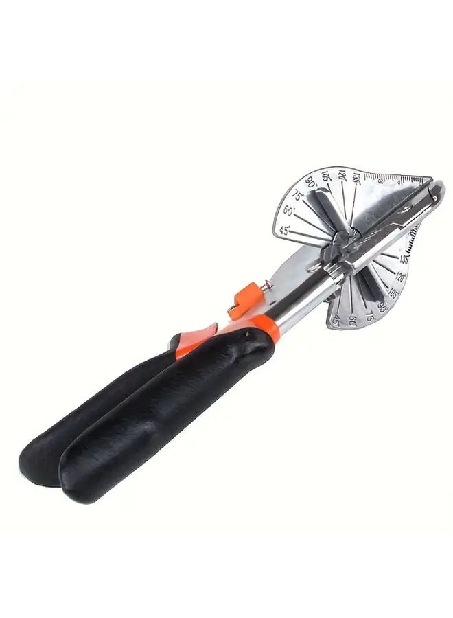 مقصات الزوايا من الجيل الثاني بالأحمر والأسود متعددة الاستخدامات وقابلة للتعديل بزوايا 45 و 135 درجة - Image 1