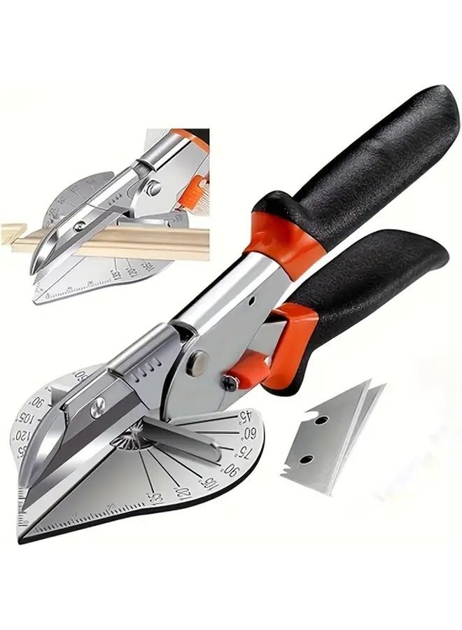 مقصات الزوايا من الجيل الثاني بالأحمر والأسود متعددة الاستخدامات وقابلة للتعديل بزوايا 45 و 135 درجة - Image 2