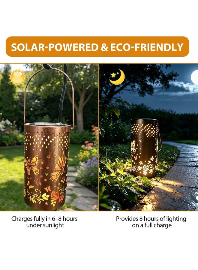 Solar Light Top 8cm for Outside Lanterns 2 Pack, 2V 600mAh Waterproof LED Solar Replacement Panels with Warm White Light for Outdoor Hanging Garden Lantern Lamp - Image 4
