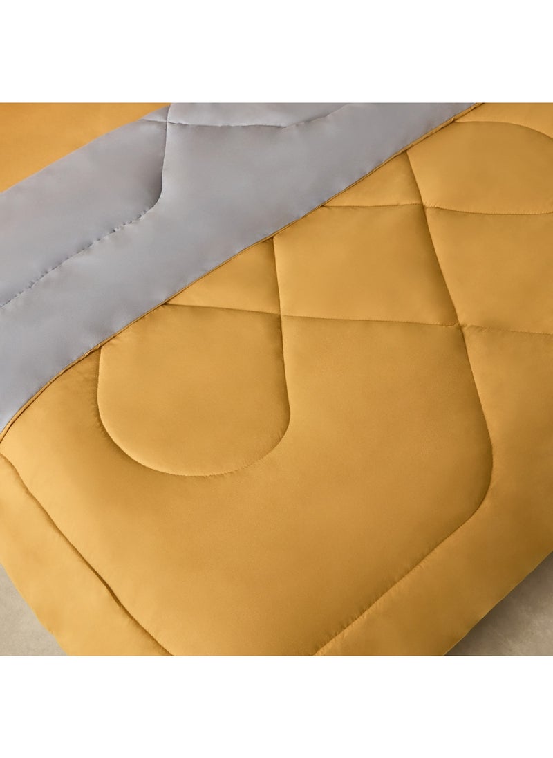 Home Box Derby 3-Piece Reversible Microfiber King Comforter Set 220 x 240 cm  - Image 5