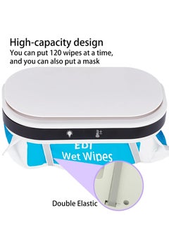 spa luxetique Baby Wipe Warmer, Large Capacity Wipes Dispenser, Diaper Wipe Warmer with Night Light, Wet Wipe Warmer 5 Modes of Temperature Heating Control Dual Heat for Baby's Comfort  - Image 5