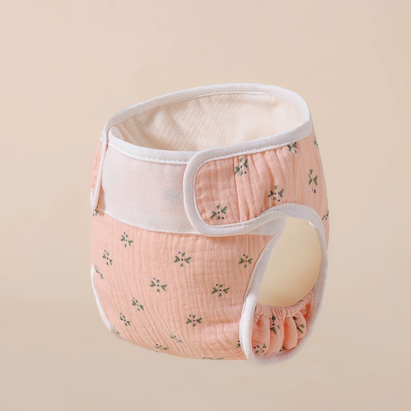 Diapers Baby Organic Cotton Pure Cotton Mesh Double-Layer Gauze Washable Newborn Diaper Pants Baby Special Diaper Pocket - Image 3