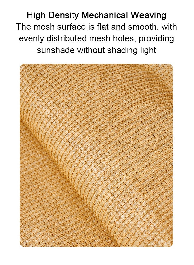 TAPIT 3mx4m Garden Sun Shade Sail, Outdoor Shade Cloth, Permeable Sunshade Net, UV Block Sunblock Net for Garden Patio, Greenhouse Shade Sails for Plants  - Image 5