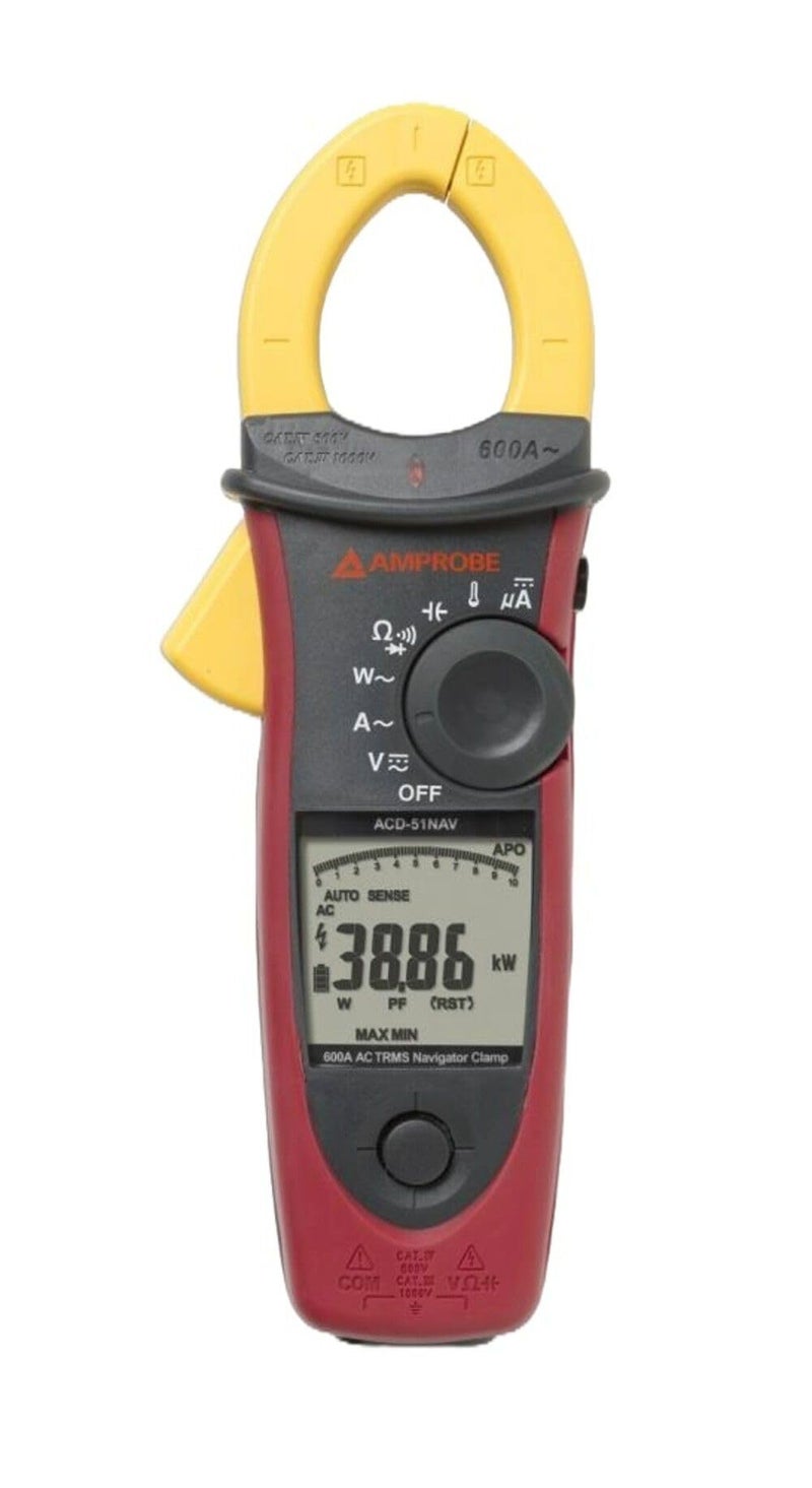 Amprobe ACDC-52NAV AC/DC CAT IV 600 A TRMS Navigator Clamp Meter - Image 5