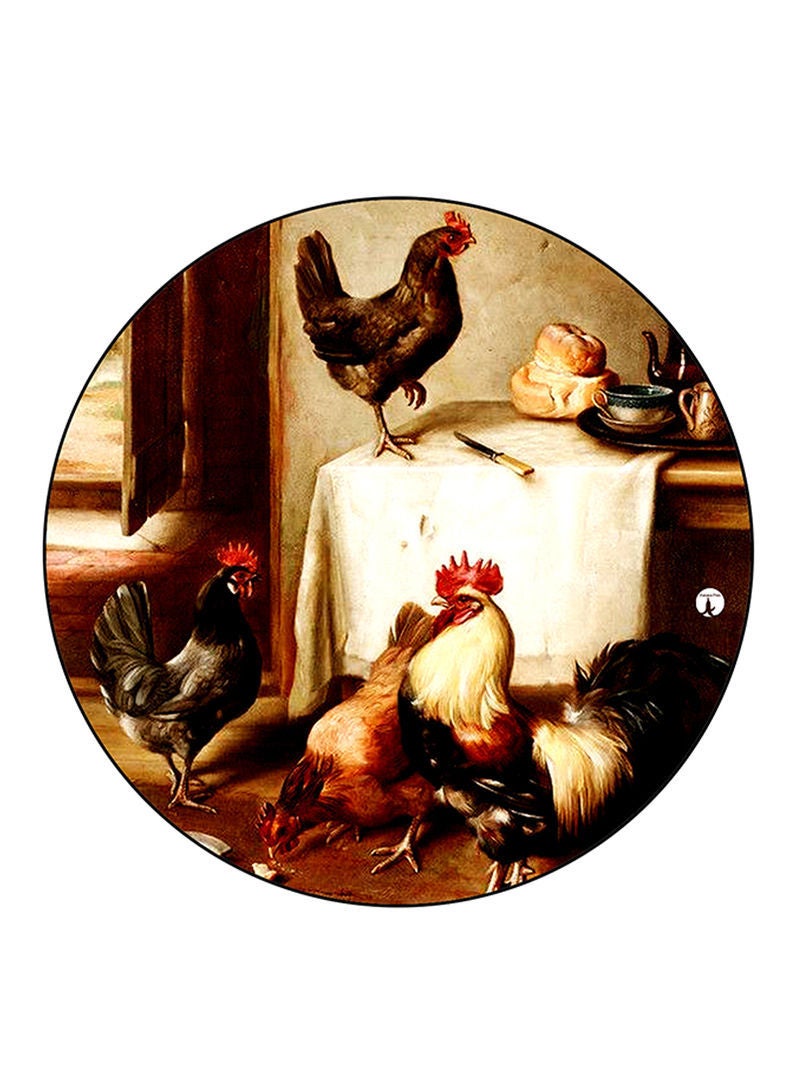 RKN Chickens Printed Fridge Magnet Multicolour - Image 2