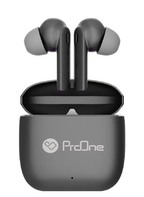 ProOne PHB3206 True Wireless Earbuds, Bluetooth 5.3, USB-C Fast Charging, Up to 4 Hours Playtime, HD Sound with Noise Reduction, Lightweight Wireless Earbuds