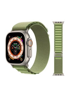 Generic 2Pack for Apple Watch Alpine Loop Band 49mm/45mm/44mm Nylon Woven Sport Strap Compatible with iWatch Series 8/Ultra/7/SE/6/5/4/3/2/4 Green/Orange  - Image 3