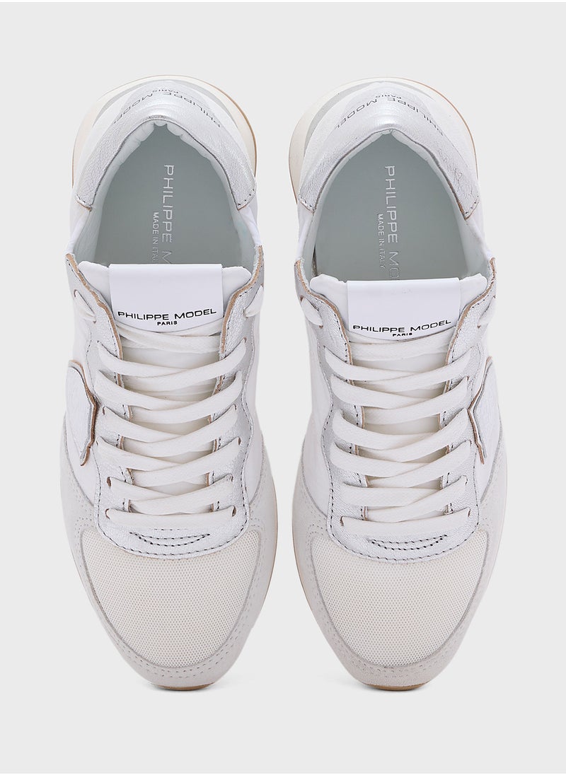 Philippe Model - Lace Up Low Top Sneakers - Image 1