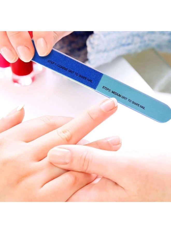 Premify Nail Boards 6 Step Professional Nail File And Buffers, 7-Way Nail Buffing Blocks, Washable Emery Boards For Care Manicure Nail Care Manicure Tools And Cosmetic Manicure  - Image 4