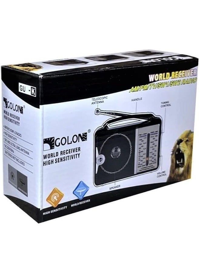 جولون راديو كلاسيكي يعمل بالكهرباء  موديل RX-606 - Image 3