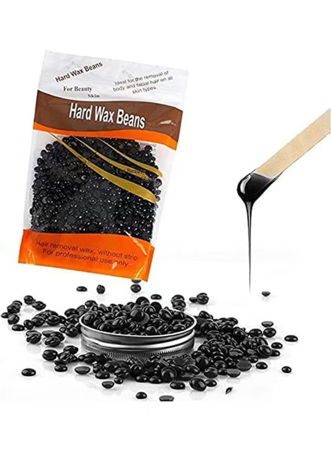 حبيبات شمع اللؤلؤ لإزالة الشعر، سوداء، 500 غرام - Image 2