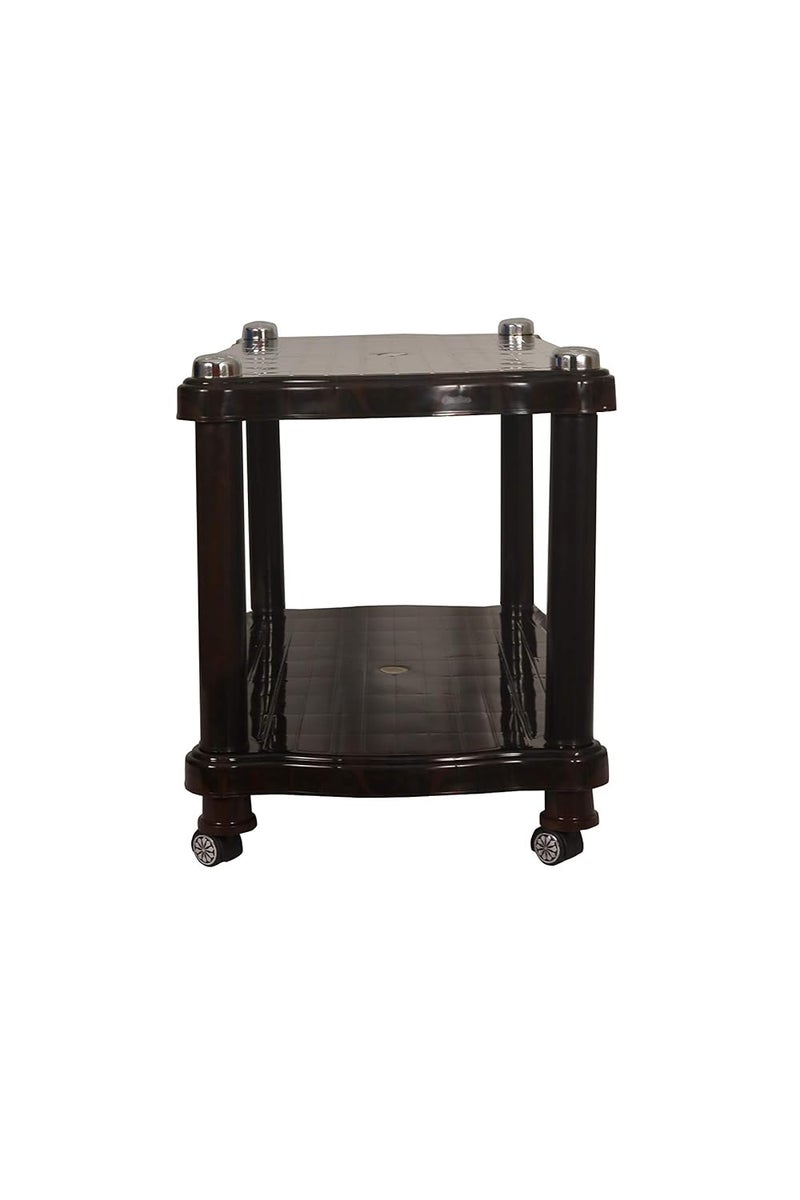 Prima 5011 Center Trolley Coffee TableTea TableTeapoy for Home Office Outdoor Cherry - Image 5