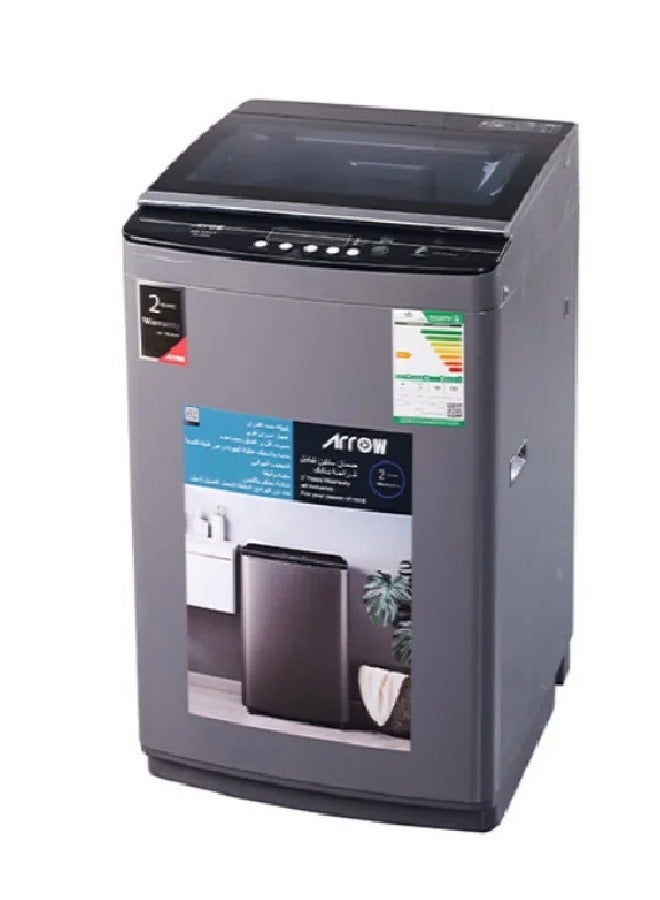 Arrow Automatic Washing Machine - Top Load - 10 KG - Light Gray - RO-11TLT - Image 4