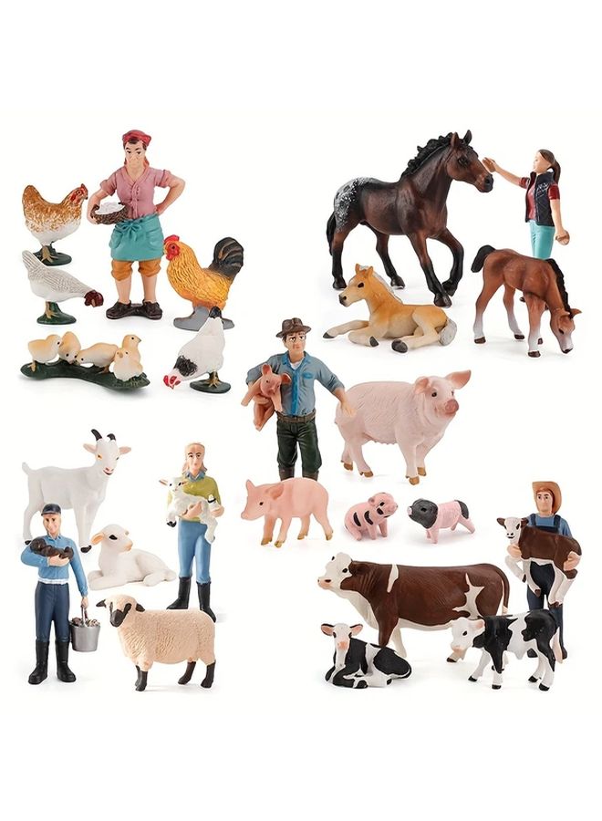 Pig Group Simulation Farm Combination Set Model - Image 2