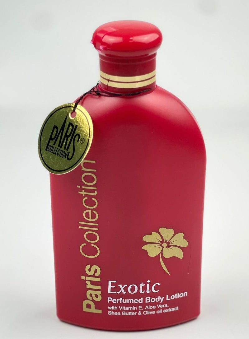 Paris Paris Perfumed Body Lotion with Vitamin E, Shea Butter and Olive Oil Extract